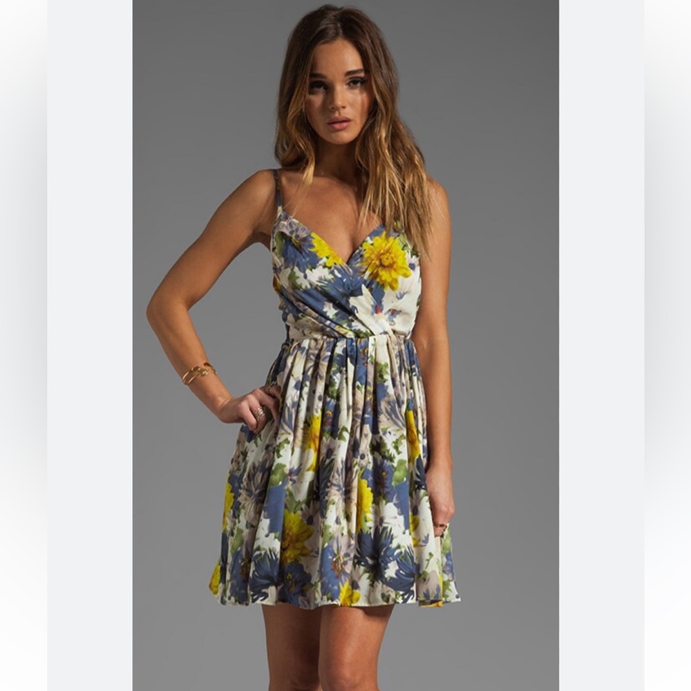 Jack by BB Dakota Allena Floral Mini Dress, Size 2